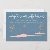 Florida Strandhochzeitsfoto Save the Date (Vorderseite)