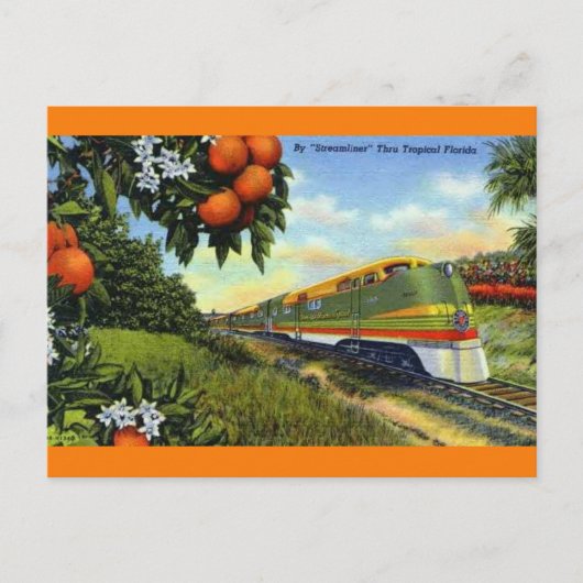 Florida Streamliner Postkarte (Vorderseite)