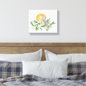 Florida Stretched Canvas Print Leinwanddruck (Insitu (Schlafzimmer))