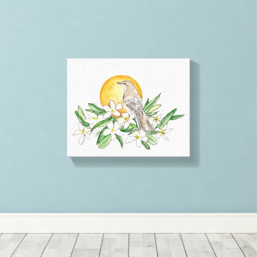 Florida Stretched Canvas Print Leinwanddruck (Insitu (Holzboden))