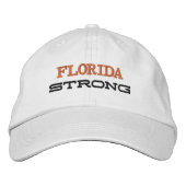 Florida Strong Bestickte Baseballkappe (Vorderseite)