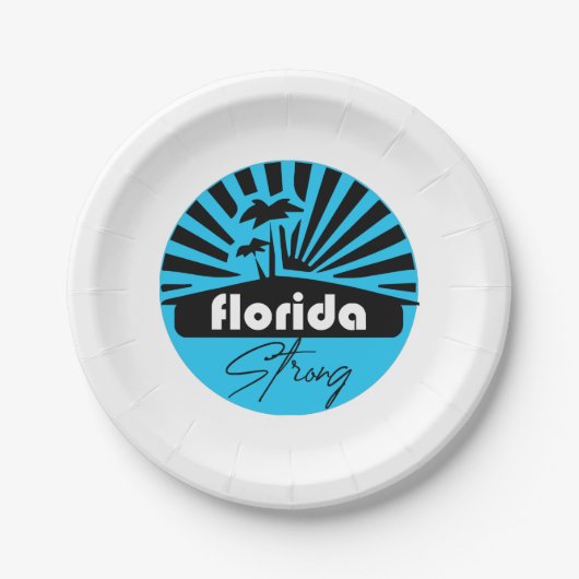 Florida Strong Classic Pappteller (Vorderseite)