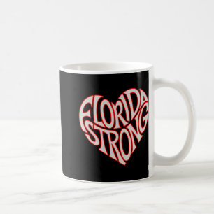 Florida Strong Herz Staatsstolz Tygraphy T-Shirt Kaffeetasse