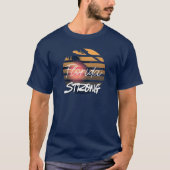 Florida Strong Hurricane Desaster Zusammen T-Shirt (Vorderseite)