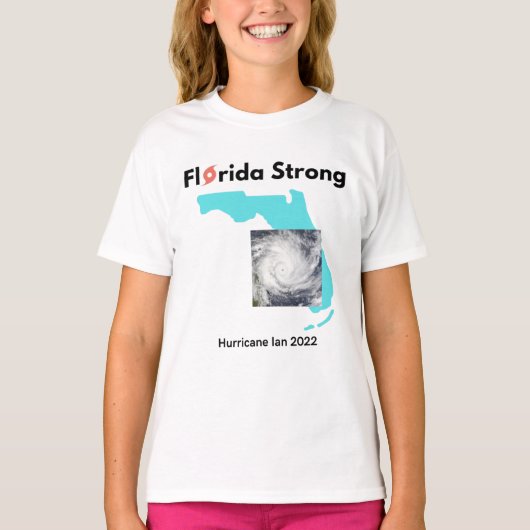 Florida Strong Hurrikan Ian 2022 Survivor T-Shirt (Vorderseite)
