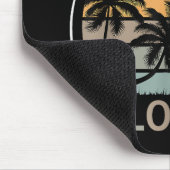 Florida Summer Beach Vintag Sunset Mousepad (Ecke)