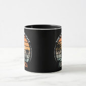 Florida Summer Beach Vintag Sunset Tasse (Zentrum)
