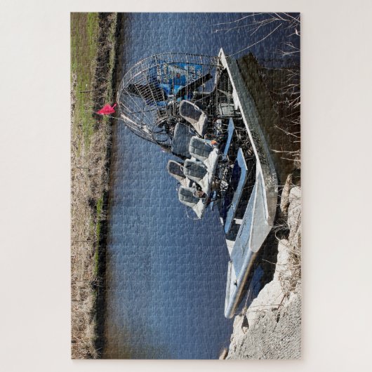 Florida-Sumpfboot 2 Puzzle (Vertikal)
