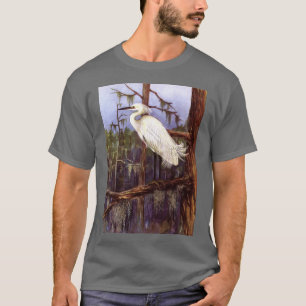 FLORIDA-SUMPFGEBIET-REIHER-MALEREI T-Shirt