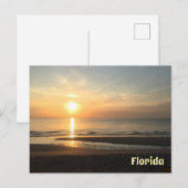 Florida Sunrise Coastal Morning Bliss Postkarte (Vorne/Hinten)
