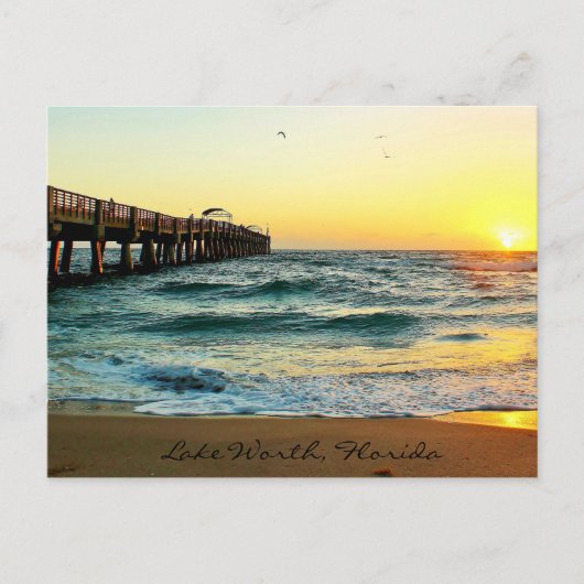Florida Sunrise Postcard Postkarte (Vorderseite)