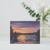 Florida Sunrise Postcard Postkarte (Stehend Vorderseite)