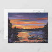 Florida Sunrise Postcard Postkarte (Vorne/Hinten)