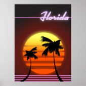 Florida Sunset 1984 Poster (Vorne)