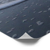 Florida Sunset Beach Ocean Foto Poster (Ecke)