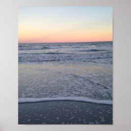 Florida Sunset Beach Ocean Foto Poster