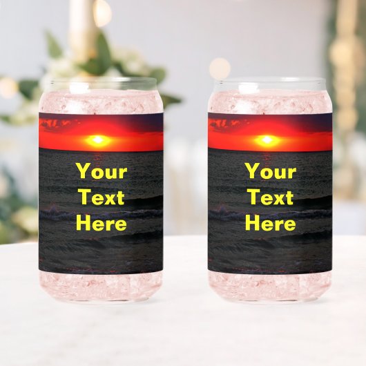 Florida Sunset Dosenglas (Insitu (Hochzeit))