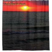 Florida Sunset Duschvorhang (Vorderseite)