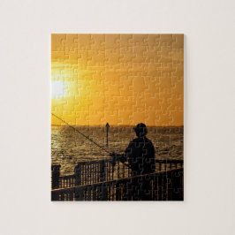 Florida Sunset Fishing - 8x10 - 110 pc Puzzle