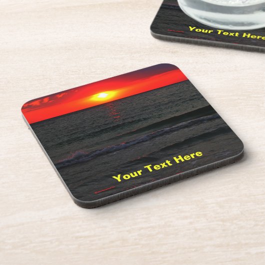 Florida Sunset Getränkeuntersetzer (Linke Seite)