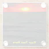 Florida Sunset Glasuntersetzer (Rückseite)