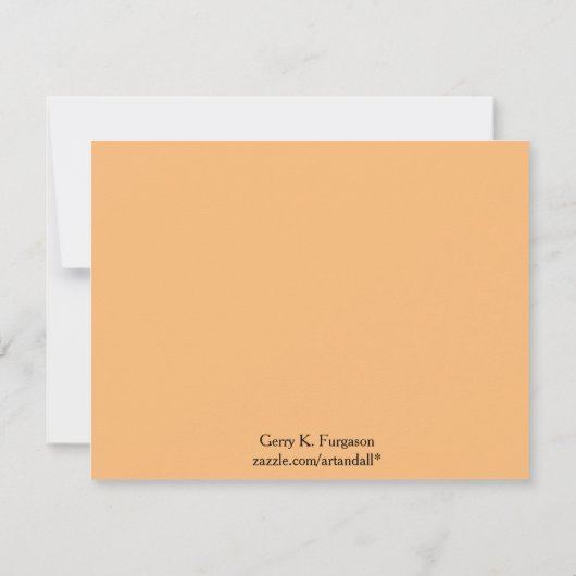 FLORIDA SUNSET GREETCARD KARTE (Rückseite)