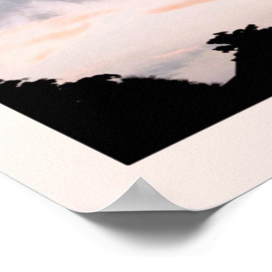 Florida Sunset in August Poster (Ecke)