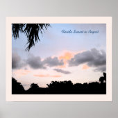 Florida Sunset in August Poster (Vorne)