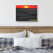 Florida Sunset Leinwanddruck (Insitu (Schlafzimmer))