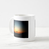 Florida Sunset mit Kreuz Kaffeetasse (Vorderseite Links)