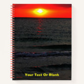 Florida Sunset Notizblock (Vorderseite)