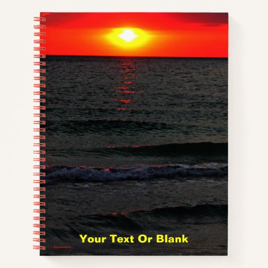 Florida Sunset Notizblock (Vorderseite)