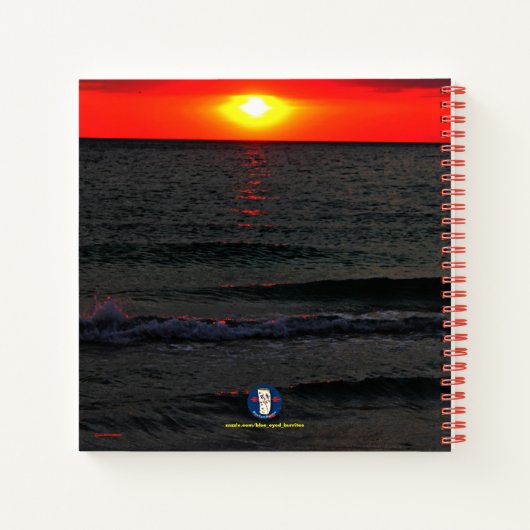 Florida Sunset Notizblock (Rückseite)