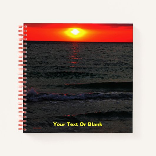 Florida Sunset Notizblock (Vorderseite)