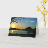 Florida Sunset Pastor Aufwertung Karte (Gelbe Blume)