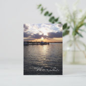 Florida Sunset Postcard Postkarte (Stehend Vorderseite)
