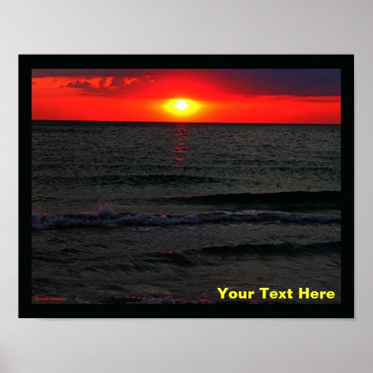 Florida Sunset Poster (Vorne)