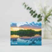 Florida Sunset Postkarte (Stehend Vorderseite)