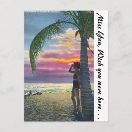 Florida Sunset Postkarte