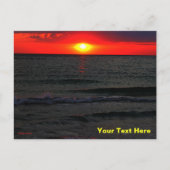 Florida Sunset Postkarte (Vorderseite)