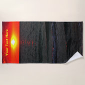 Florida Sunset Strandtuch (Vorderseite)