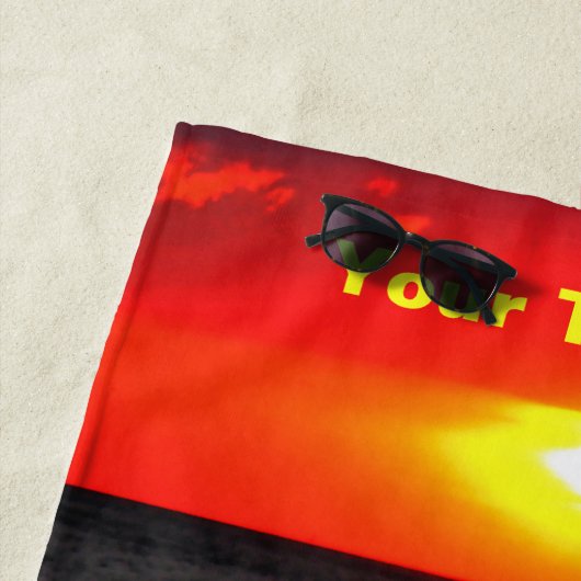 Florida Sunset Strandtuch (Beispiel)