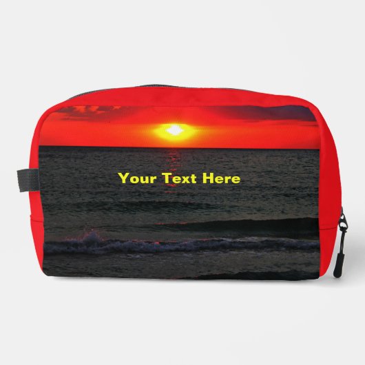 Florida Sunset Waschbeutel (Vorderseite)