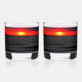 Florida Sunset Whiskyglas (Rückseite)