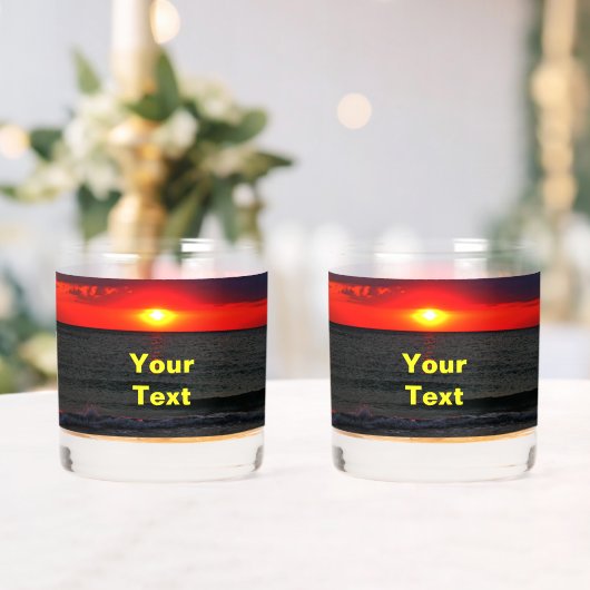 Florida Sunset Whiskyglas (Insitu (Hochzeit))