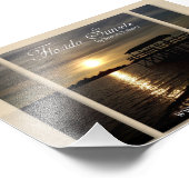 Florida Sunsets Fotodruck (Ecke)