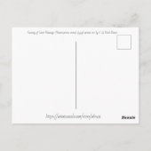 FLORIDA SUNSHINE MIT FLAMINGO POSTKARTE (Rückseite)