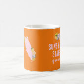 Florida Sunshine Staat des Geistes Kaffeetasse (Mittel)