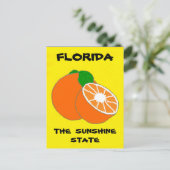 Florida Sunshine Staat.jpg Postkarte (Stehend Vorderseite)