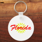 Florida Sunshine Staat Souvenir Florida Style Schlüsselanhänger (Vorderseite)